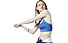 Reebok Workout Ready MYT Low-Impact - reggiseno fitness supporto leggero - donna, Blue/Green