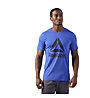 Reebok Workout Ready Supremium - Fitness-Shirt - Herren, Light Blue