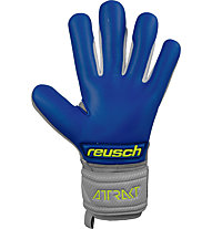 Reusch Attrakt Grip Evolution - Torwarthandschuhe, Grey/Yellow/Blue