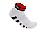 rh+ Ergo Sock (3 cm) Fahrradsocken, White/Red/Black