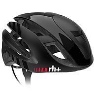 rh+ Z Alpha - casco bici da corsa, Black/Black
