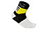 rh+ Zeta Sock 9 Fahrradsocken, White/Black/Fluo Yellow