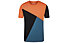 Rock Experience Drum SS M – T-Shirt – Herren, Orange/Black/Blue