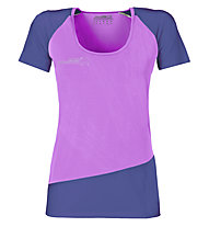 Rock Experience Merlin Ss W - T-shirt - donna, Violet/Blue