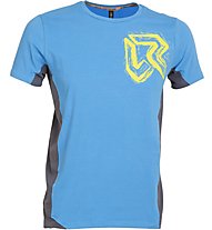 Rock Experience Split - T-Shirt arrampicata - uomo, Blue