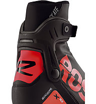 Rossignol X-10 Skate - scarpe sci da fondo, Black/Red