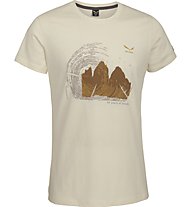 Salewa Abram - T-Shirt Wandern - Herren, Beige