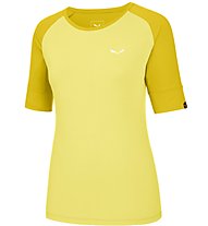 Salewa Agner Climb Dry - T-Shirt arrampicata - donna, Yellow