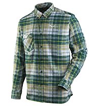 Salewa Fanes Flannel - camicia a manica lunga - uomo, Green