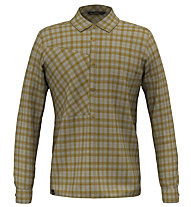 Salewa Fanes Flannel 5PL W L/S - camicia maniche lunghe - uomo, Brown