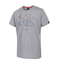 Salewa Fanes Minimal DRY T-Shirt trekking uomo, Grey Melange