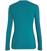 Salewa Fanes Wool - Langarm-Shirt Bergsport - Damen, Light Blue