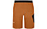 Salewa Lavaredo Hemp M Train - pantaloni corti arrampicata - uomo, Orange/Black