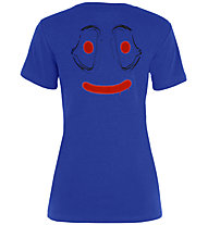 Salewa Lavaredo Hemp Print W- T-shirt- donna, Blue