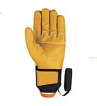 Salewa Leather G - guanti alpinismo, Black/Yellow