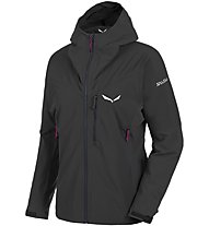 Salewa Ortles Ws/Dst - giacca softshell alpinismo - donna, Black
