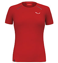 Salewa Pedroc Dry W Hybrid - T-shirt - donna, Red