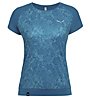 Salewa Pedroc Print Dry - T-Shirt trekking - donna, Blue
