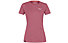 Salewa Puez Dolomites Hemp W - T-Shirt - Damen, Dark Pink/White