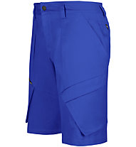 Salewa Puez Hemp M Cargo - pantaloni corti trekking - uomo, Light Blue/Black/White