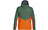 Salewa Puez PTX 2L - giacca hardshell trekking - uomo, Dark Green/Orange
