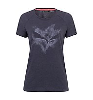 Salewa Pure Chalk Dry W - T-shirt - donna, Dark Blue