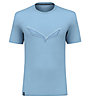 Salewa Pure Eagle Frame Dry M - T-Shirt- Herren , Light Blue/Blue