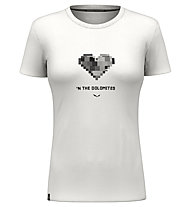 Salewa Pure Heart Dry W - T-Shirt - Damen, White