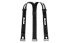 Salewa Suspenders - bretelle, Black/White
