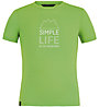 Salewa Simple Life Dri-Rel K - T-shirt - bambino, Light Green/White