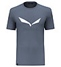 Salewa Solidlogo Dri-Release - T-shirt trekking - uomo, Blue/White/Blue