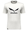 Salewa Solidlogo Dri-Release - T-shirt trekking - uomo, White/Black