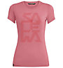 Salewa W Graphic 1 S/S - T-shirt - donna, Pink/Dark Pink