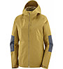 Salomon Outrack Waterproof - giacca hardshell - donna, Dark Yellow