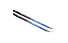 Salomon RC 8 eSkin Medium + Prolink Shift - Langlaufski Classic + Bindung, Black/Blue