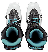 Scarpa Maestrale RS - scarpone da scialpinismo, Black/Turquoise