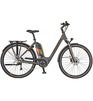 Scott E Sub Tour Unisex - city bike elettrica, Grey/Orange