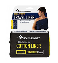 Sea to Summit Cotton Liner Traveller - saccoletto, Blue