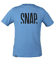 Snap Technical Merino - T-Shirt - uomo, Blue