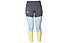 Snap Three Colored - pantaloni arrampicata - donna, Grey/Blue/Yellow