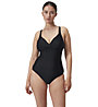 Costume Intero Modellante Speedo Watergem Shaping Donna, Tessuto Ultraleggero Con Supporto Seno E Contenimento Pancia - 4