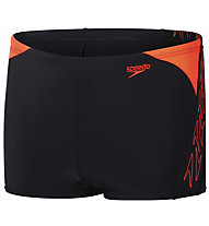 Speedo HyperBoom Splice Jr - costume - bambino, Black/Orange