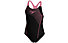 Speedo Medley Logo Medalist Jr - Badeanzug - Mädchen, Black/Pink