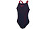 Speedo Medley Logo Medialist - costume intero - donna, Black/Red