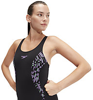 Speedo Placement Muscleback - costume intero - donna, Dark Blue/Purple