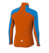 Sportful Cardio Wind - giacca sci da fondo - uomo, Blue/Orange