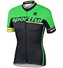 Sportful SC Team Jersey SS - Radtrikot - Herren, Black/Green