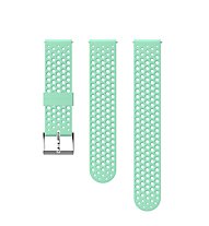 Suunto 20mm Athletic Silicon Strap - Armband Sportuhr, Turquoise/Grey