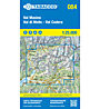 Tabacco Karte N.084 Val Masino, Val di Mello, Val Codera - 1:25.000, Multicolor