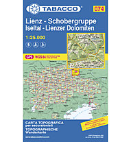 Tabacco Karte N. 074 Lienz - Schobergruppe - Iseltal - Lienzer Dolomiten, 1:25.000